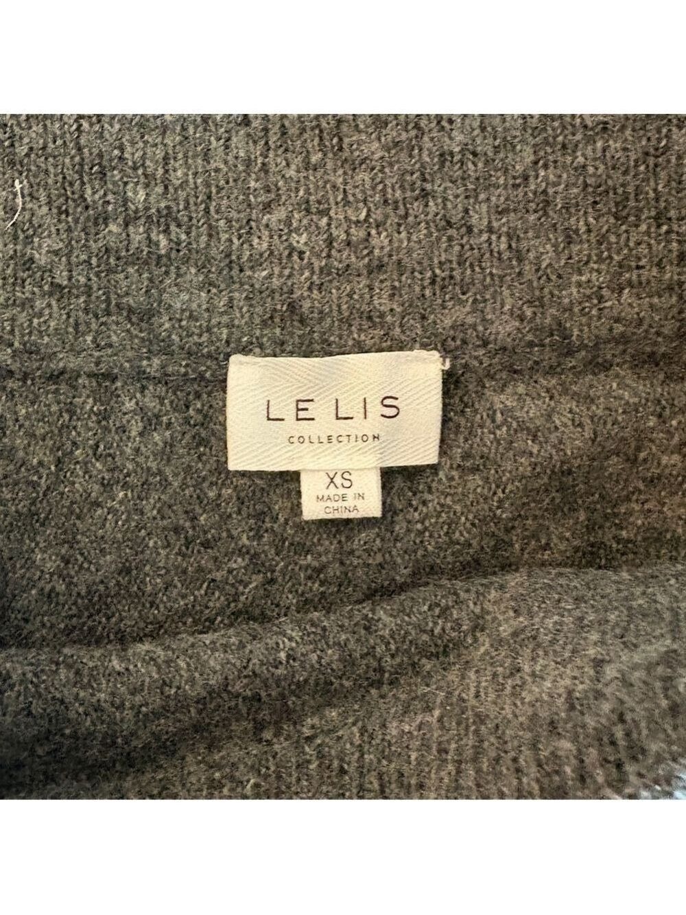 Le Lis Gray Asymmetrical Women's Skirt XS - Picture 6 of 9